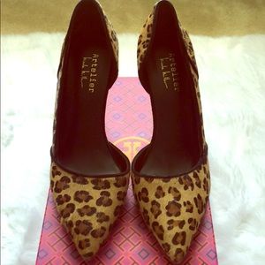 Nicole Miller cheetah heels